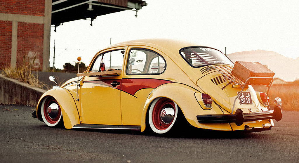Volkswagen Beetle Old Car Poster