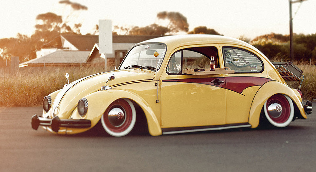 Volkswagen Beetle Old Classic Car Poster