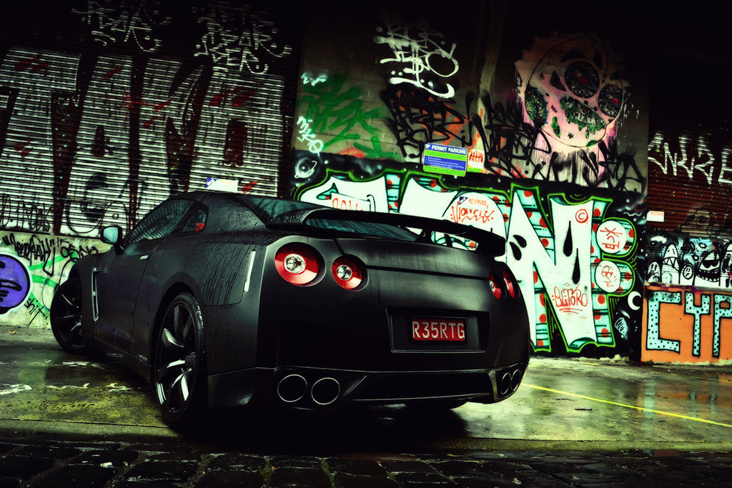 Nissan GT-R Car Poster