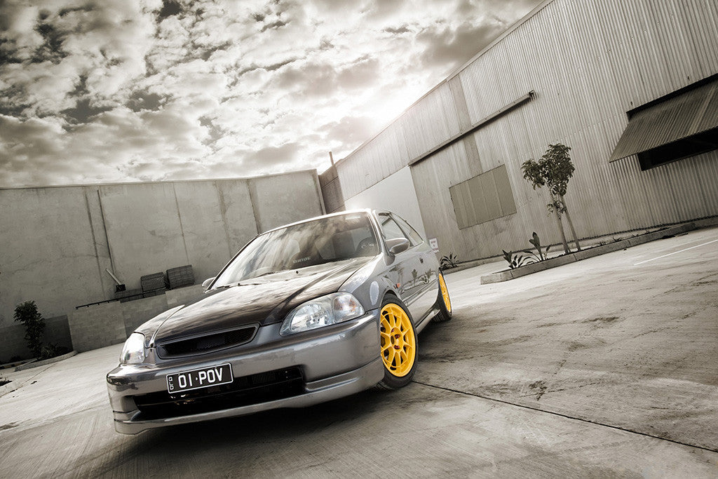 Honda Civic Car Poster