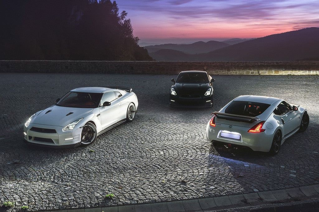 Nissan R35 GTR 370Z Nismo Cars Poster