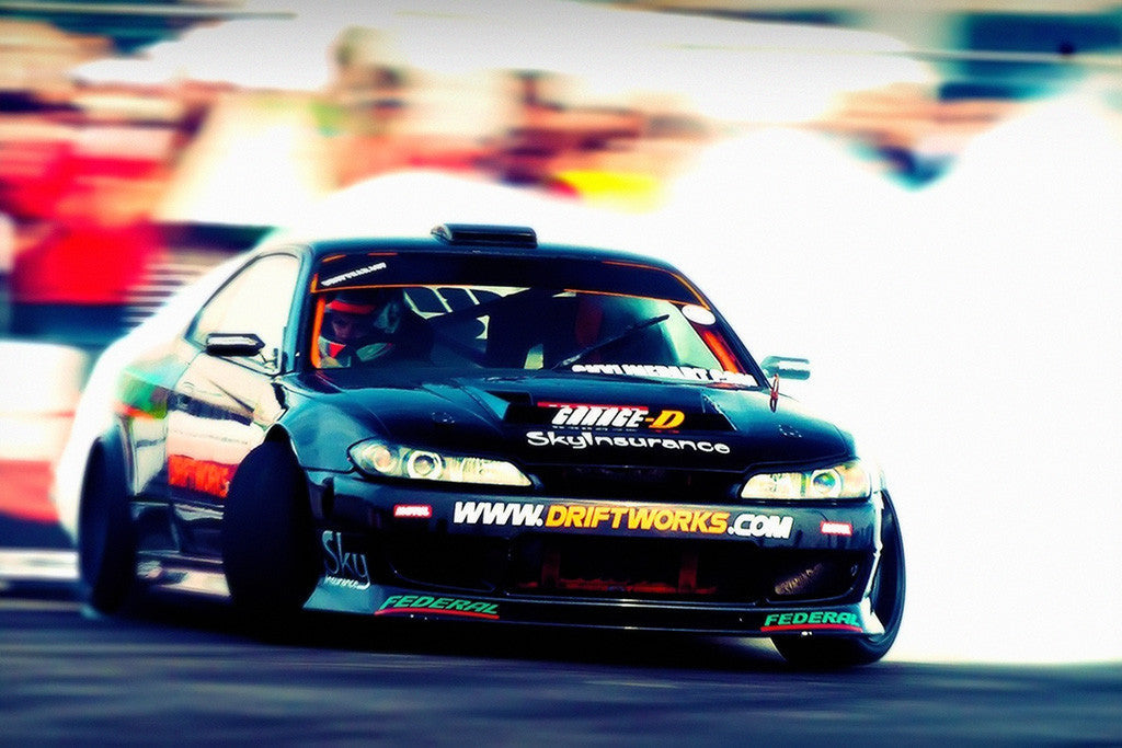 Nissan Silvia S15 Drifting Tuning Car Auto Poster