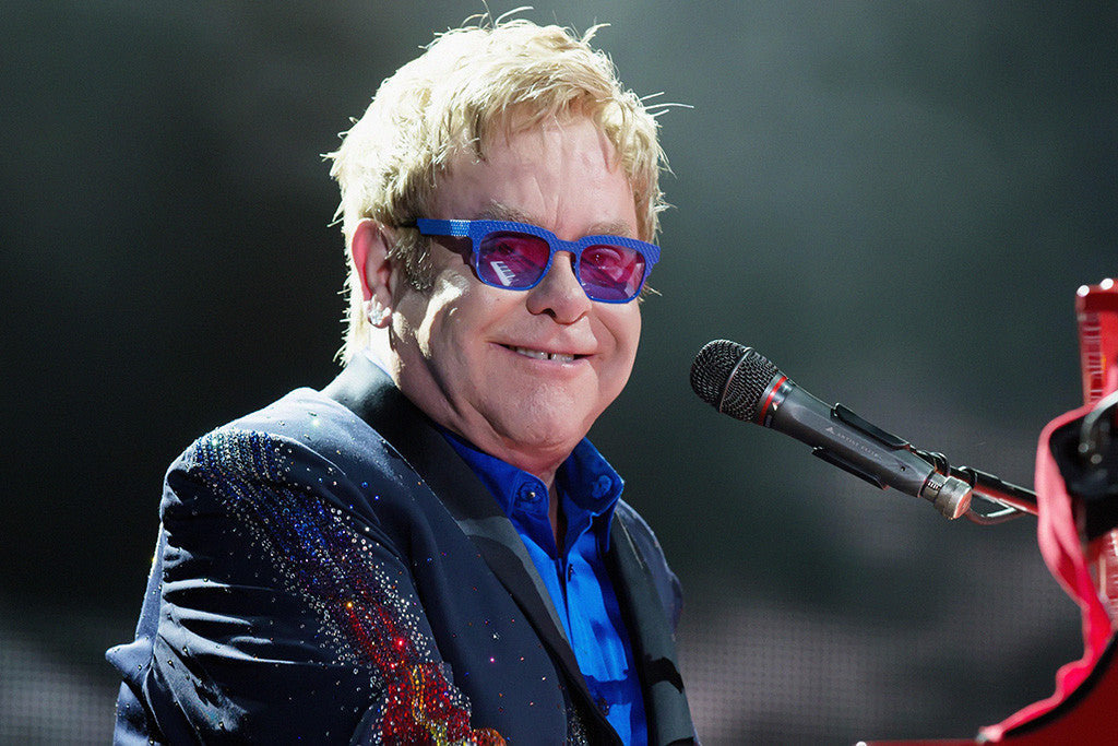 Elton John Classic Rock Band Poster