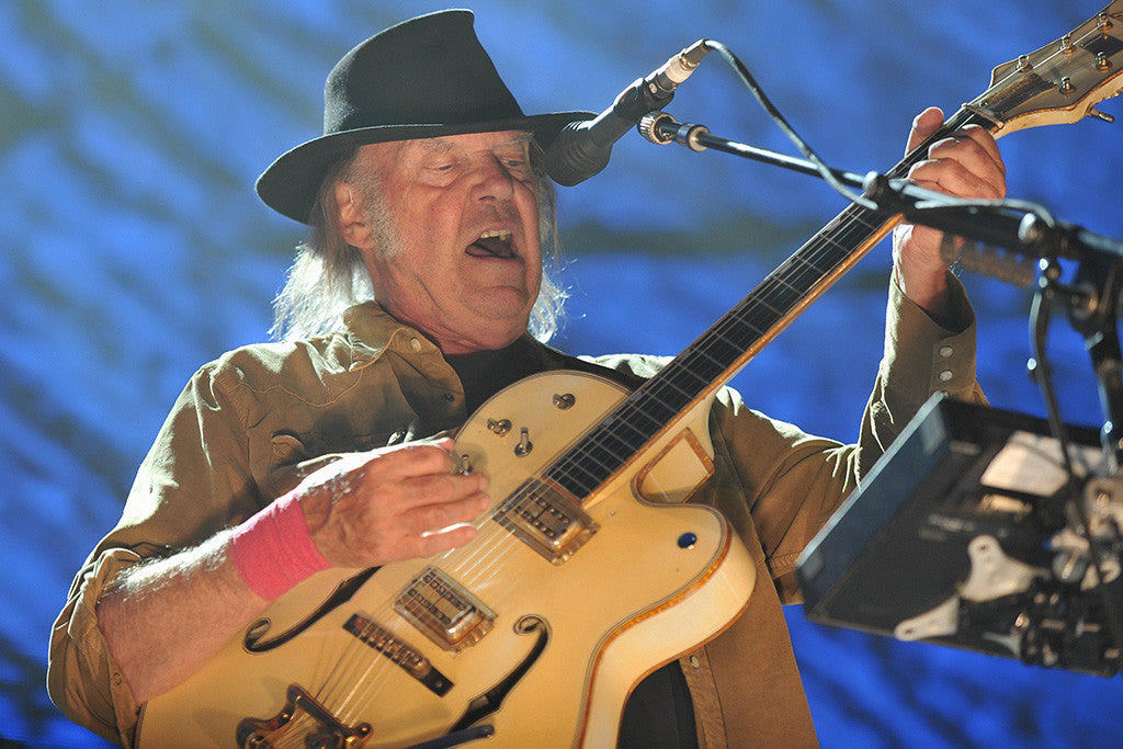 Neil Young Classic Rock Star Poster