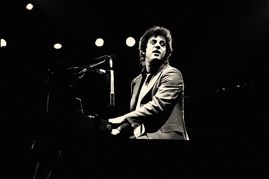Billy Joel Classic Rock Star Band Poster