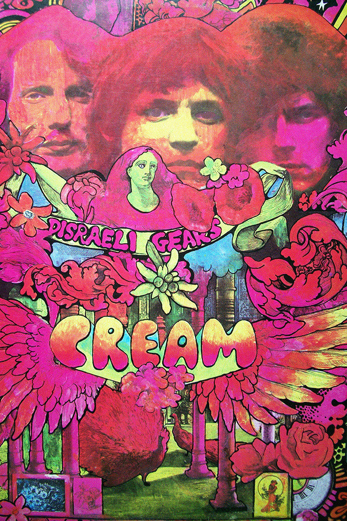 Cream Classic Rock Star Band Poster