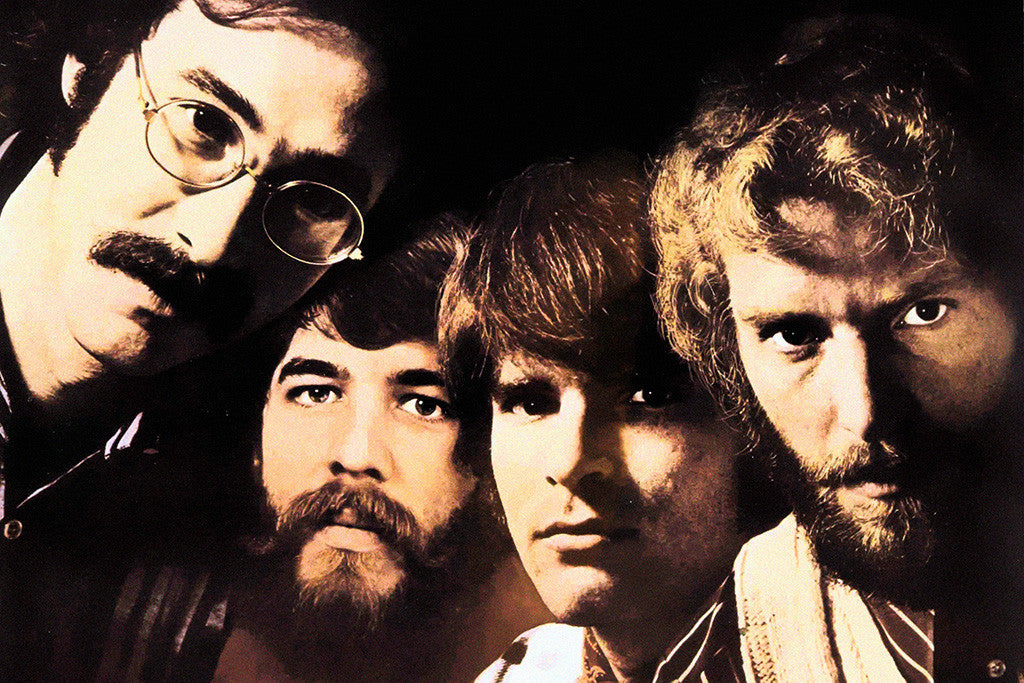 Creedence Clearwater Revival Classic Rock Star Band Poster