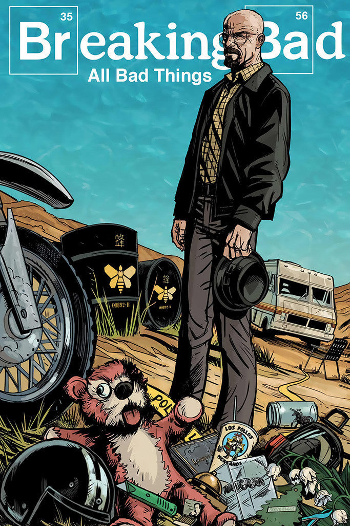 Breaking Bad Comics Poster