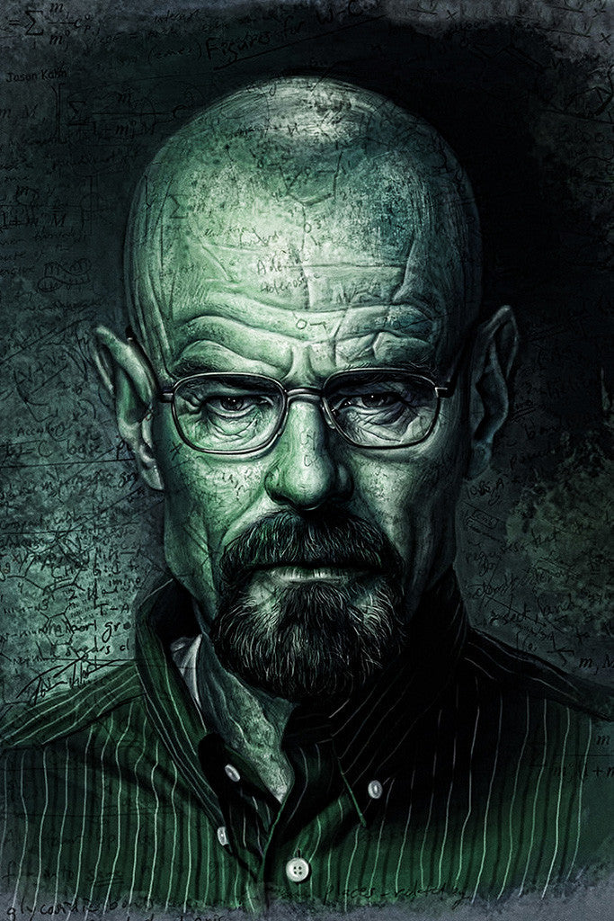 Walter White Green Poster