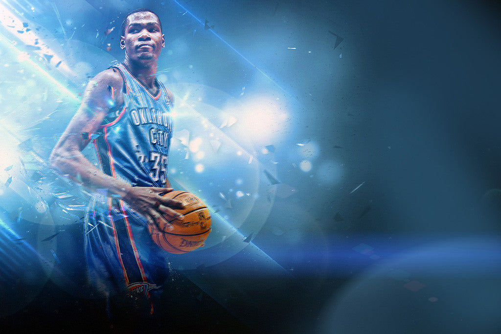 Kevin Durant Oklahoma City Thunder Basketball NBA Poster