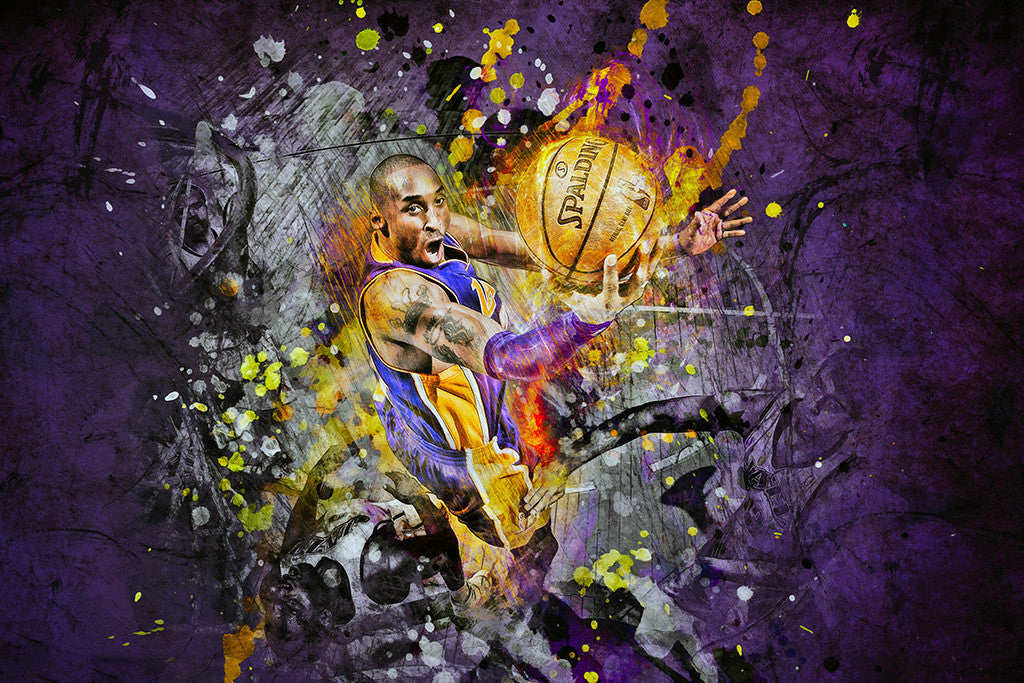 Kobe Bryant Basketball NBA Poster 8/14