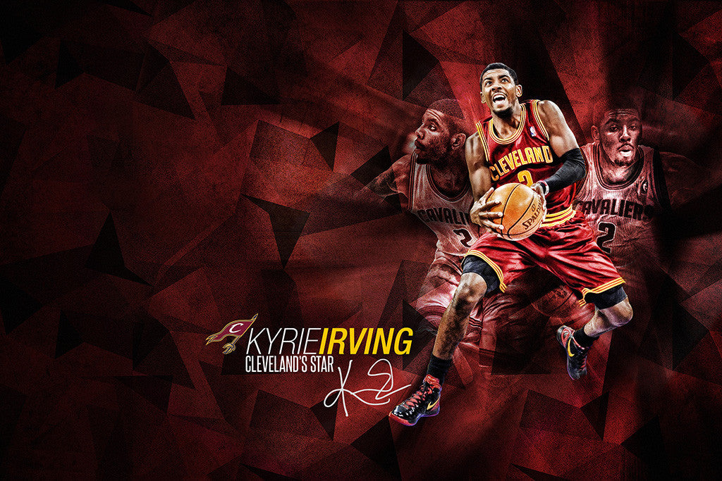Kyrie Irving Cleveland Cavaliers Basketball Poster