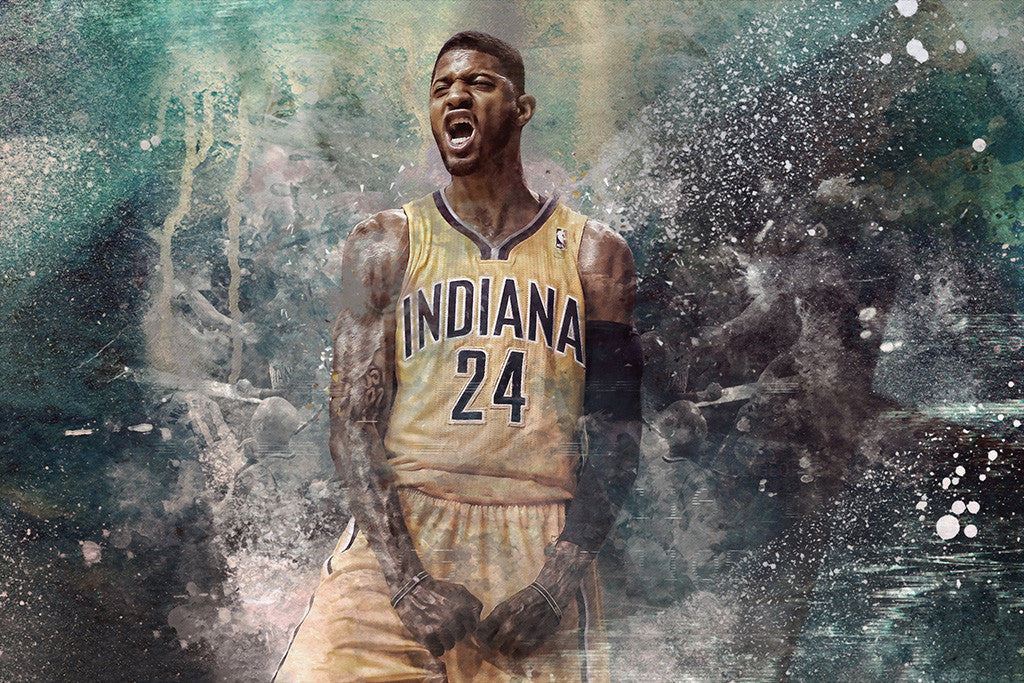 Paul George Basketball NBA Poster