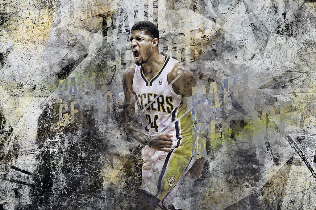 Paul George Indiana Pacers Basketball NBA Poster