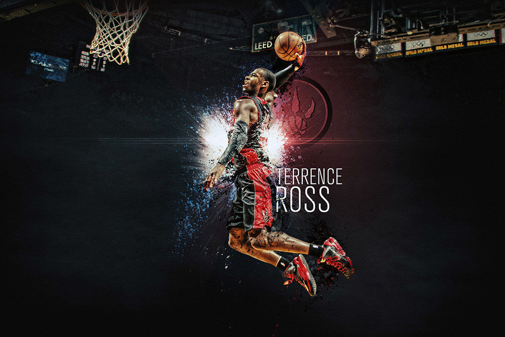 Terrence Ross Toronto Raptors Basketball NBA Poster