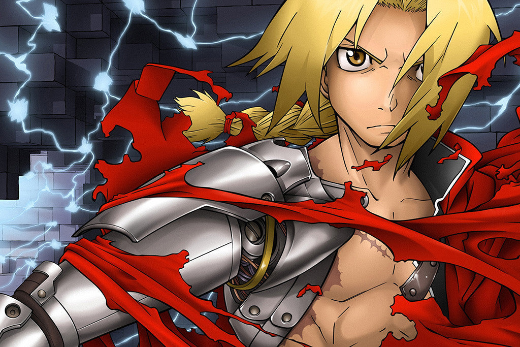 Edward Elric Fullmetal Alchemist Anime Poster