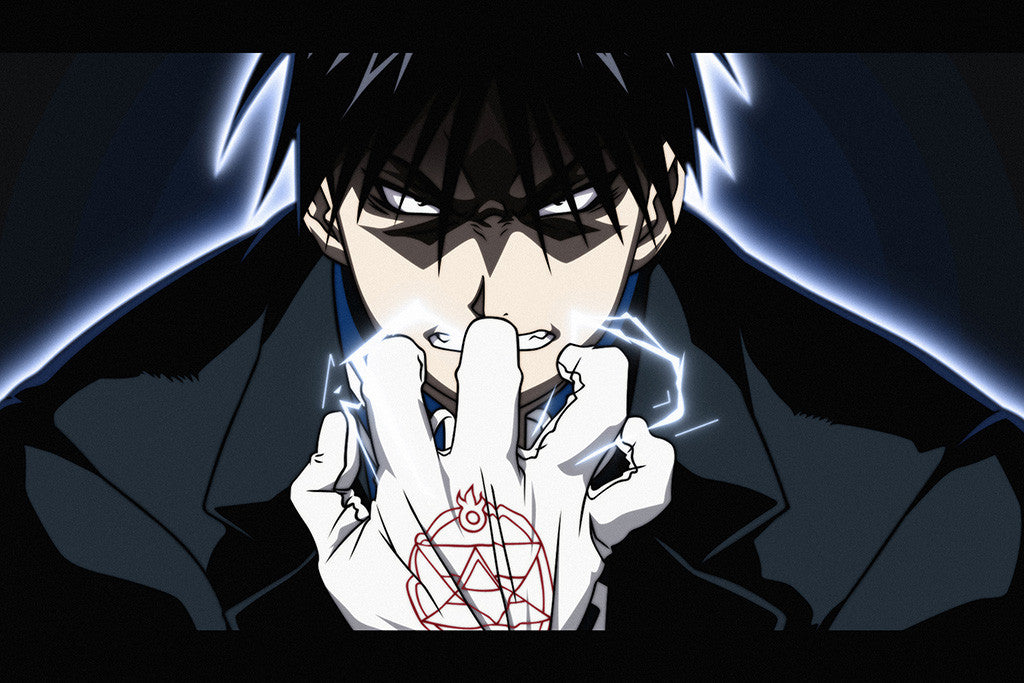 Roy Mustang Fullmetal Alchemist Anime Poster
