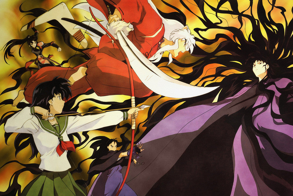 Inuyasha And Kagome Anime Poster