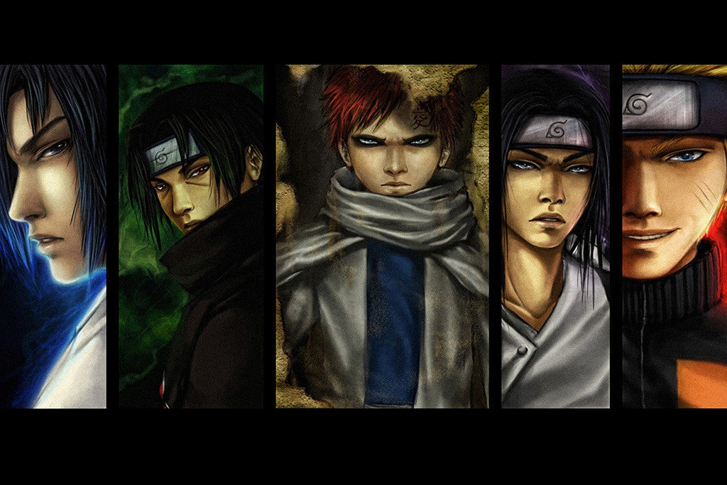 Naruto Characters Anime Poster