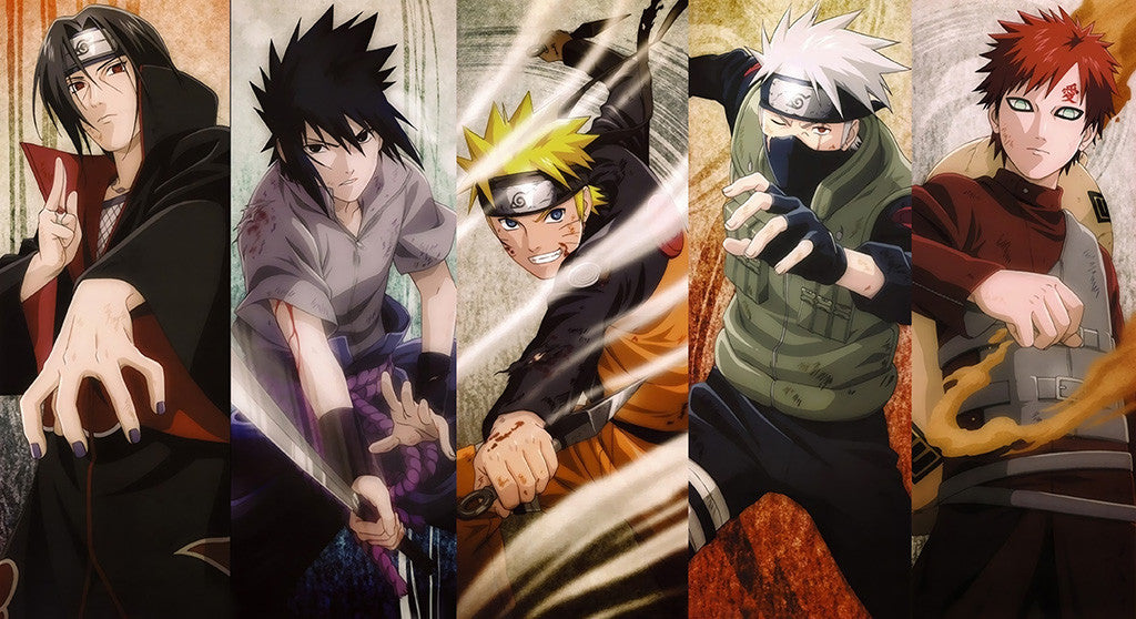 Naruto Shippuden Characters Anime Poster