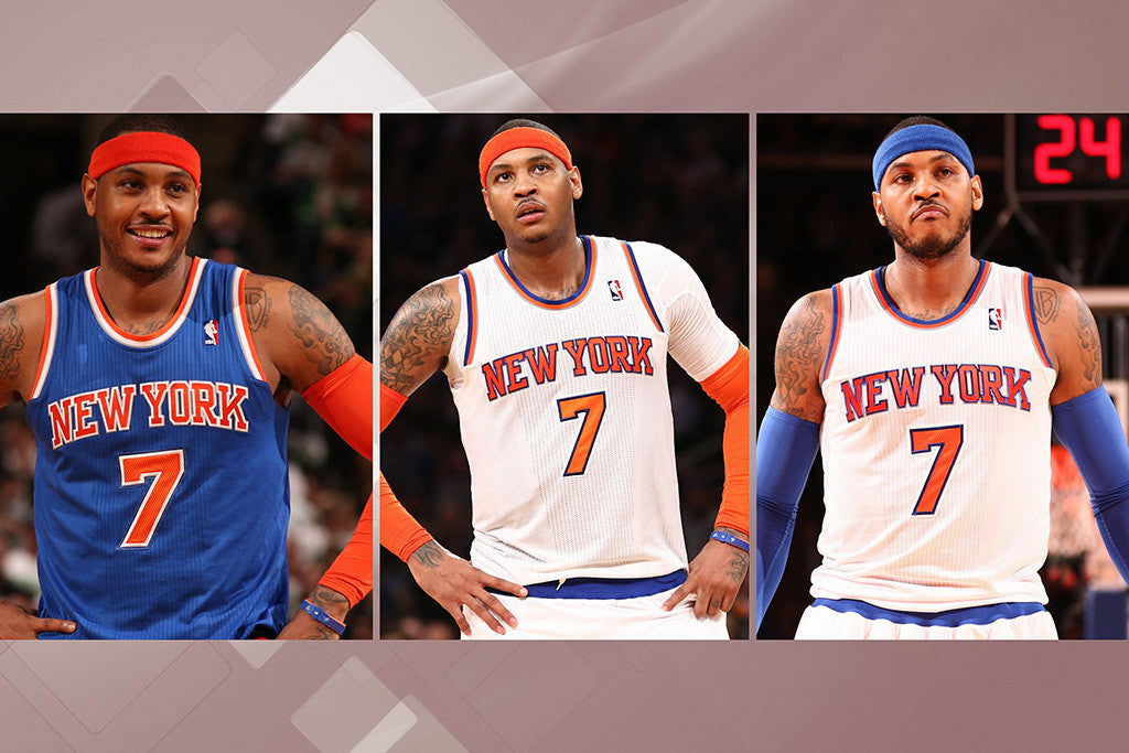 Carmelo Anthony Set New York Knicks Basketball NBA Poster 3/9