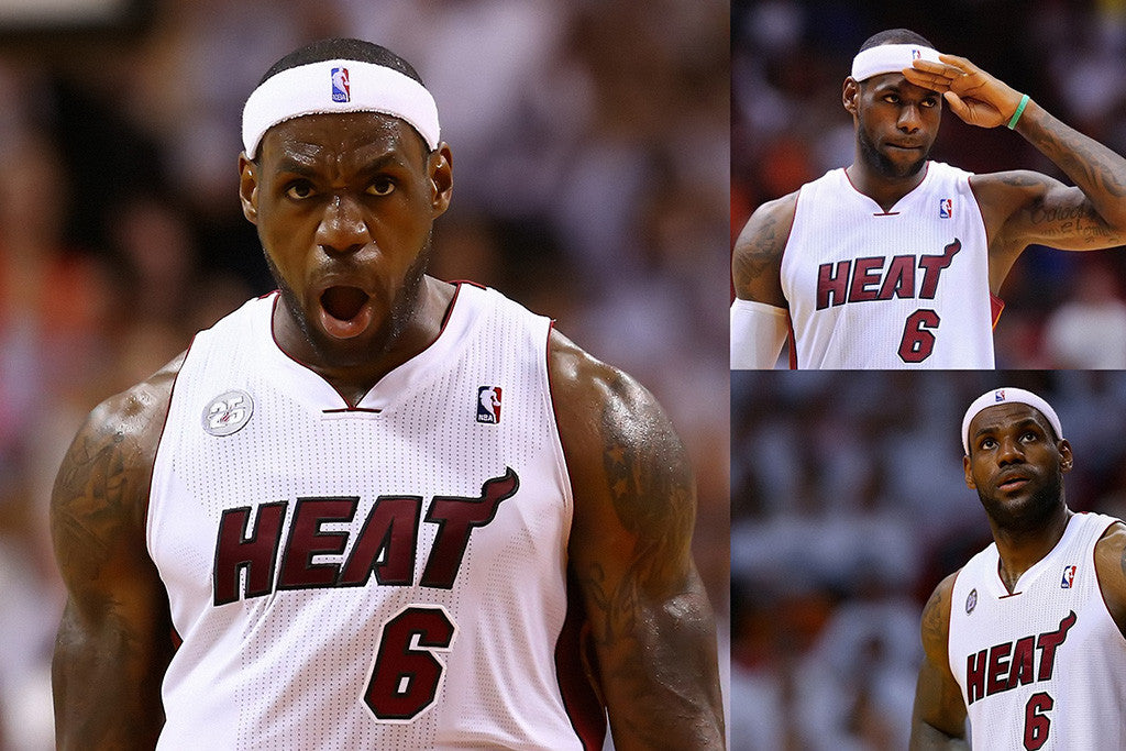 Lebron James Set Basketball NBA Poster 2/10