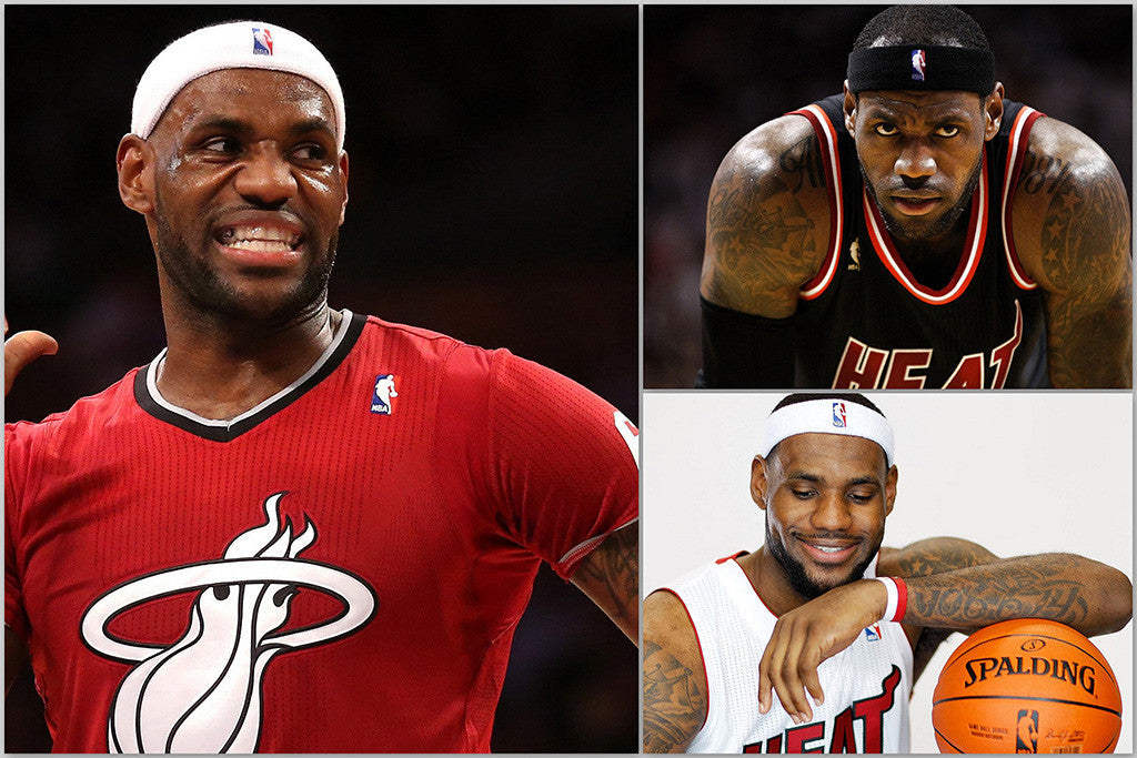 Lebron James Set Basketball NBA Poster 5/10