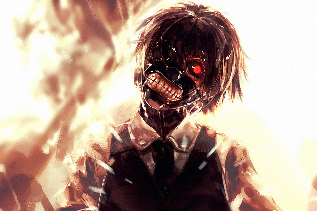 Tokyo Ghoul Ken Kaneki Manga Anime Poster