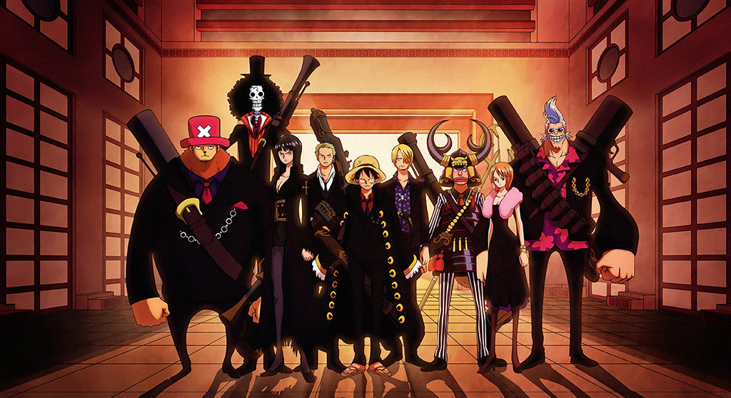 One Piece Characters Anime Manga Poster