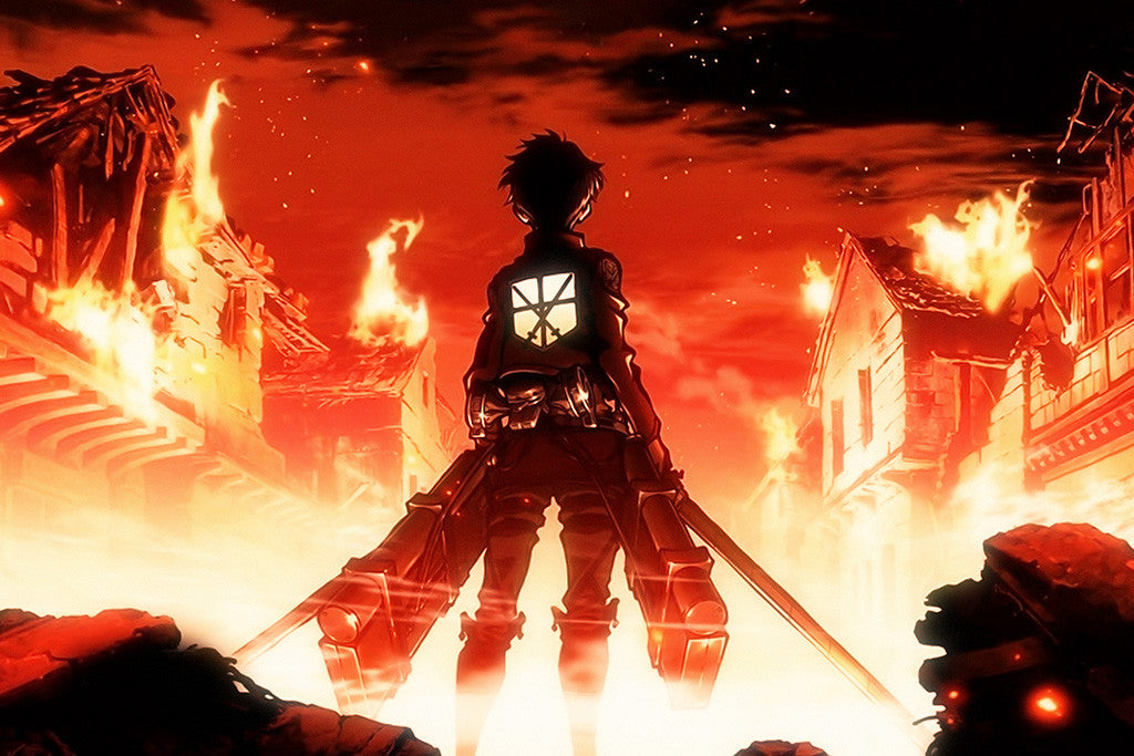 Attack On Titan Fire Anime Poster