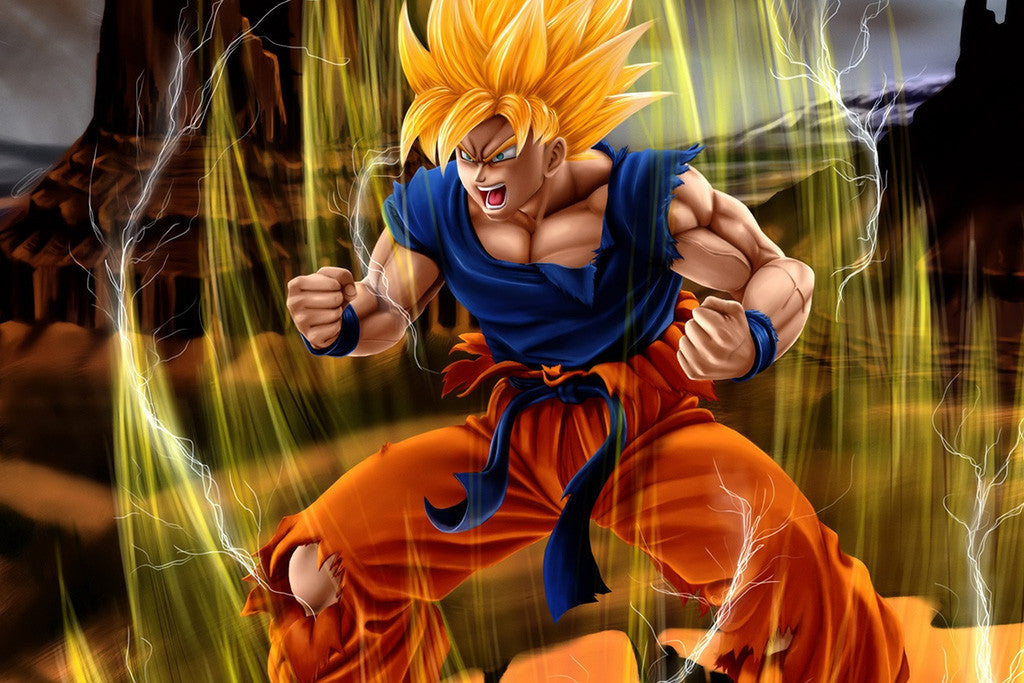 Dragon Ball Z Goku Anime Poster