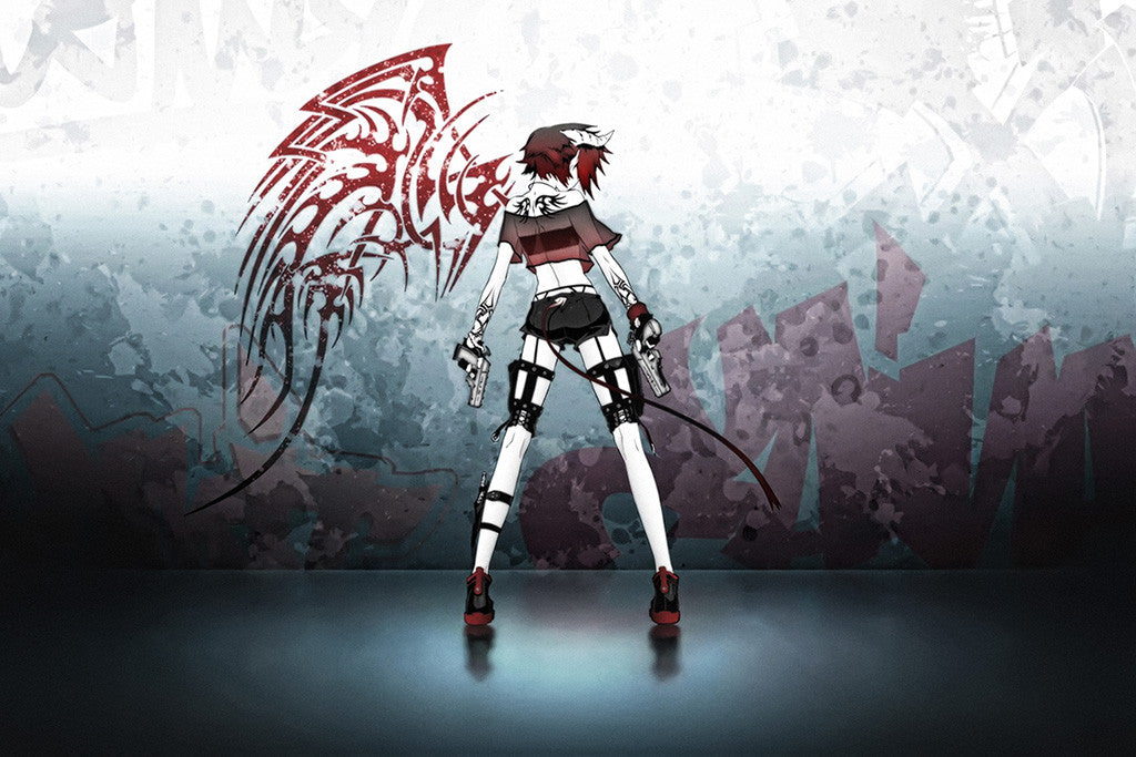 Naoto Fuyumine Dogs Bullets And Carnage Anime Poster