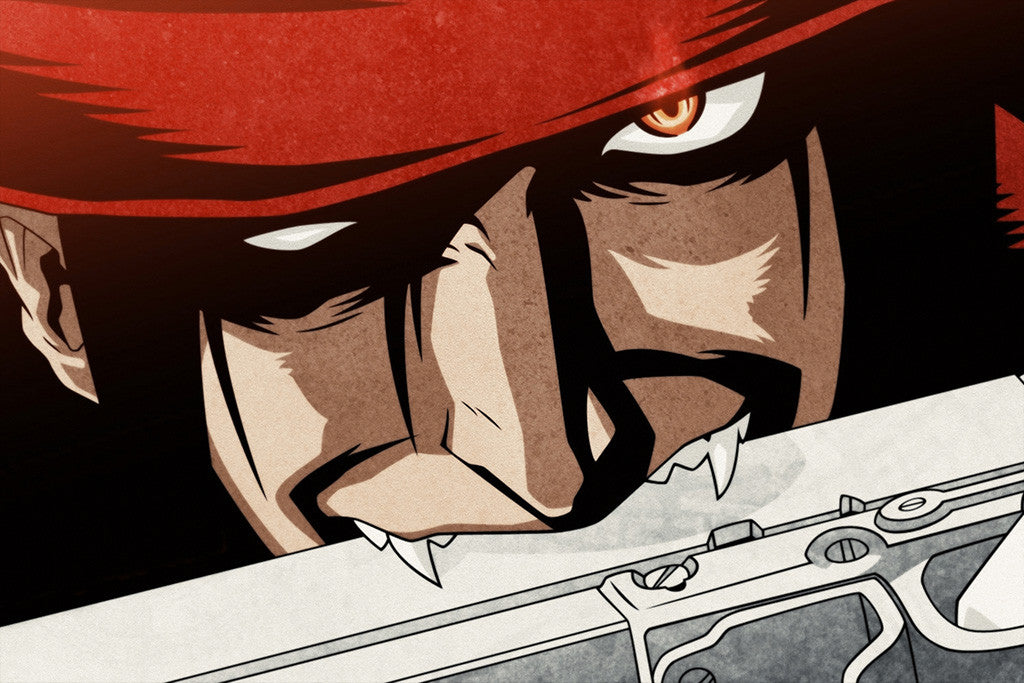 Hellsing Alucard Vampire Anime Poster