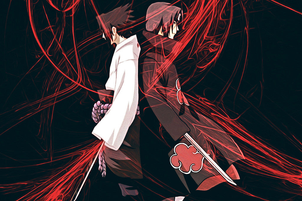 Itachi Uchiha And Sasuke Uchiha Poster