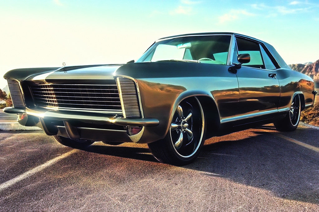 1965 Buick Riviera Retro Car Auto Poster