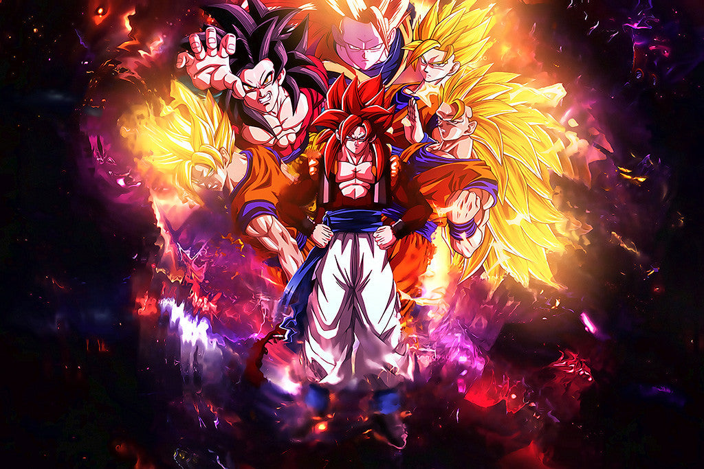 Dragon Ball Z Japanese Animated Series Poster