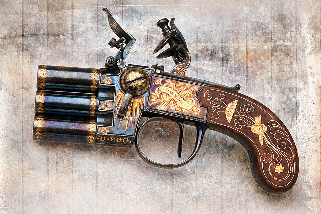 Antique Gun Retro Weapon Poster