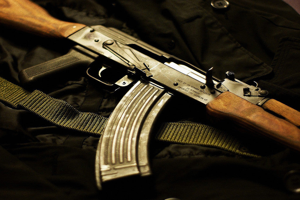 Kalashnikov Rifle Weapon Poster