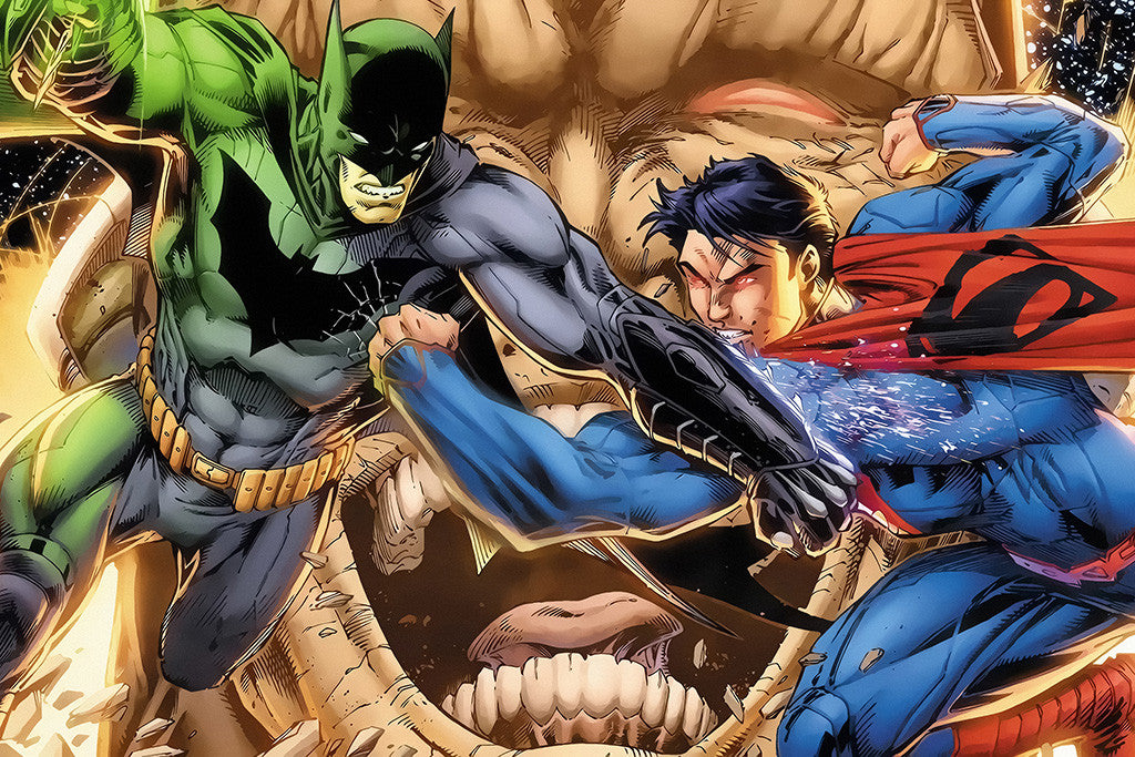 Batman Vs Superman Comics Poster