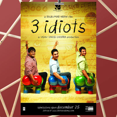 3 Idiots Movie Poster
