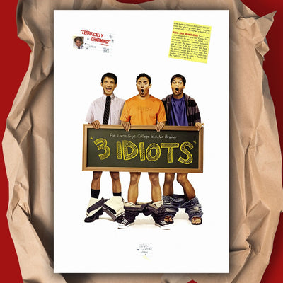 3 Idiots Bollywood Movie Poster