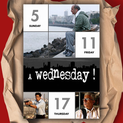 A Wednesday Hindi Bollywood Indian Old Film Movie Poster