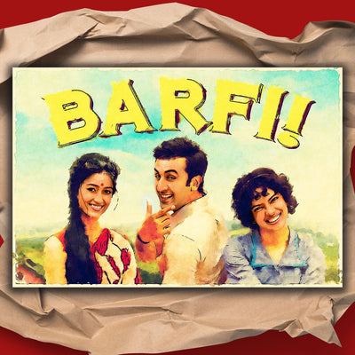 Barfi! Bollywood Movie Poster