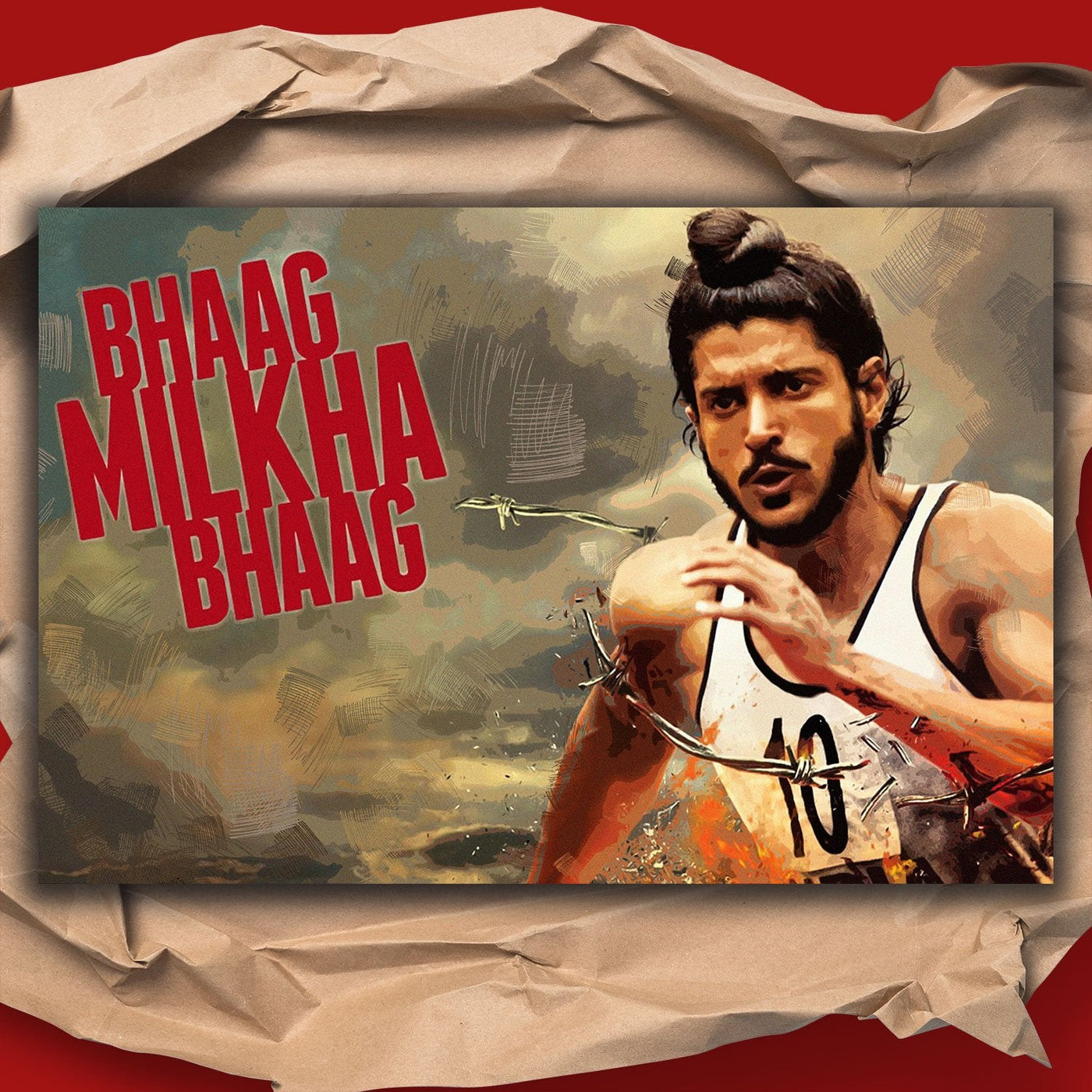 Bhaag Milkha Bhaag Bollywood Movie Poster