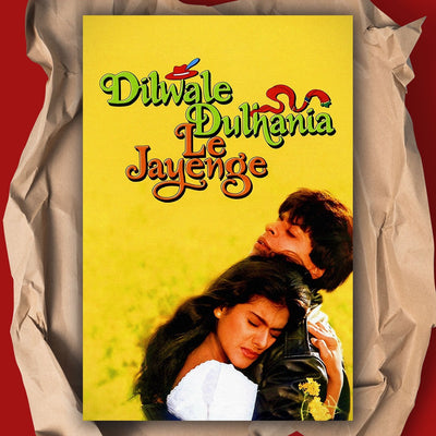 Dilwale Dulhania Le Jayenge Hindi Bollywood Indian Old Film Movie Poster