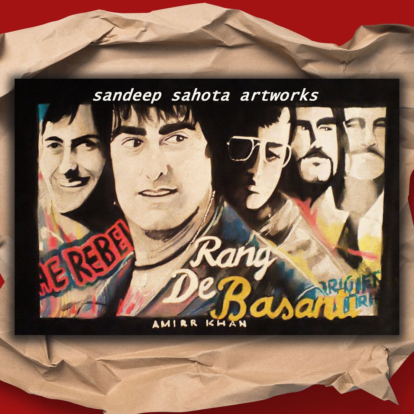 Rang De Basanti Bollywood Movie Poster