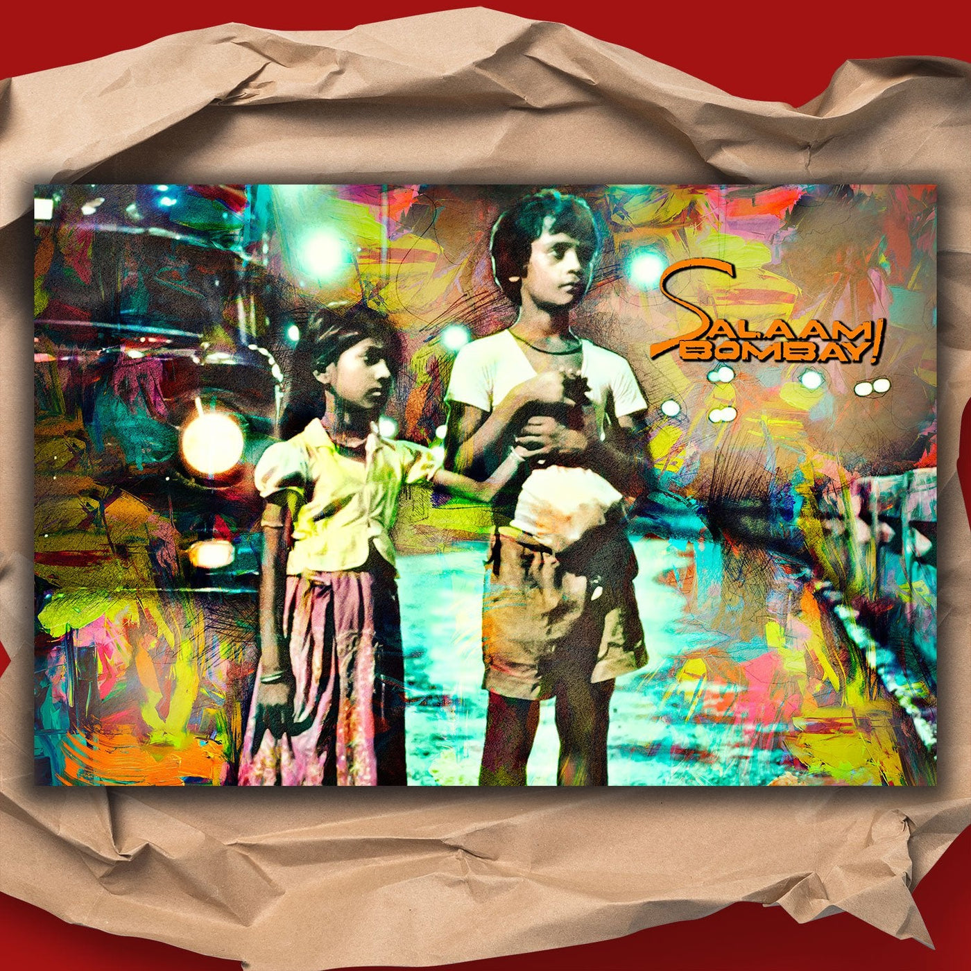 Salaam Bombay! Bollywood Movie Poster
