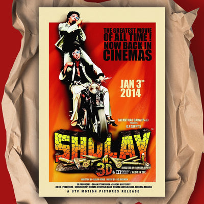Sholay Movie Poster