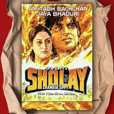Sholay Hindi Old Film Poster