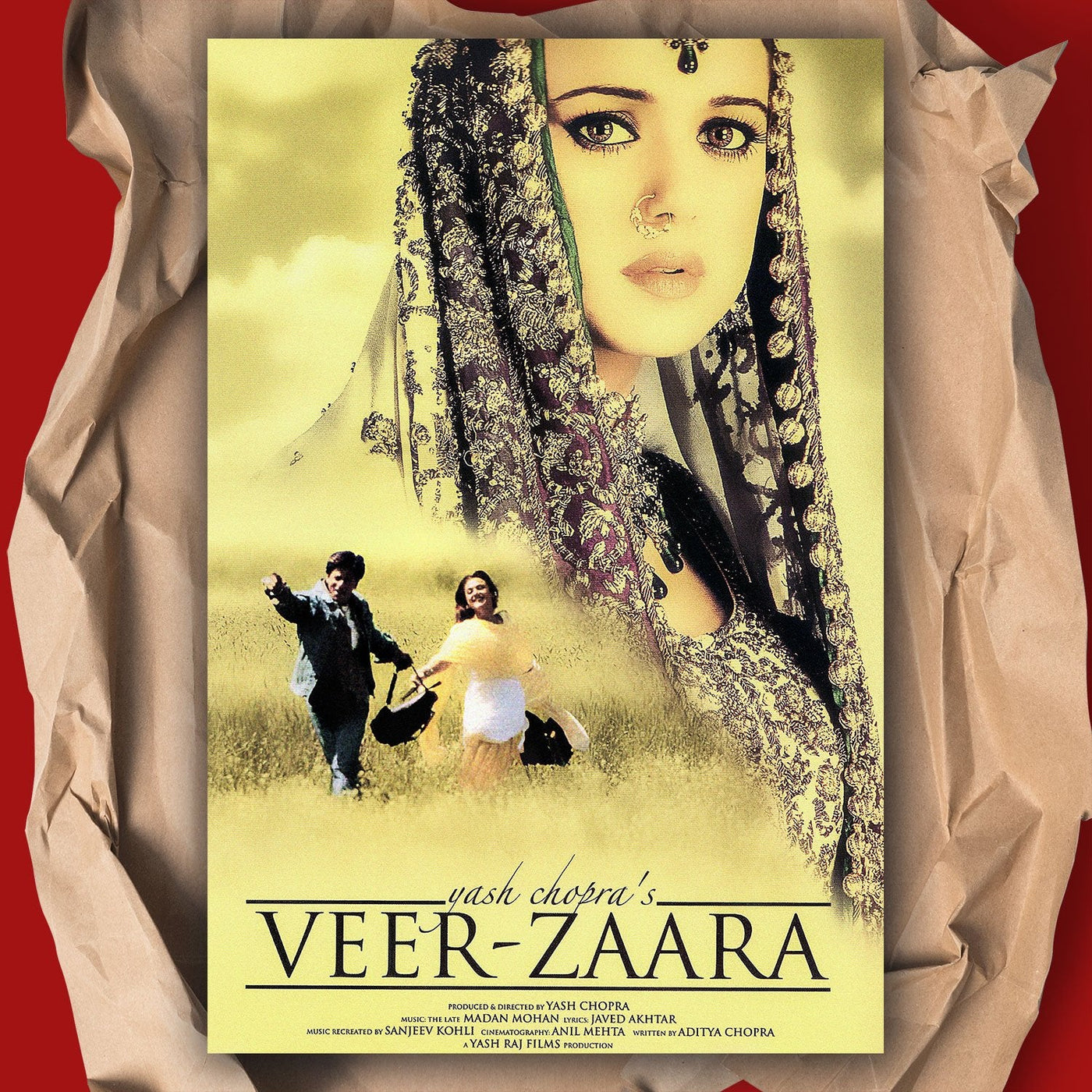 Veer-Zaara Hindi Old Film Poster